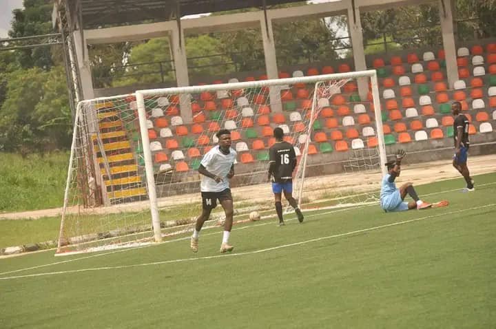 friendly match at uyo stadium