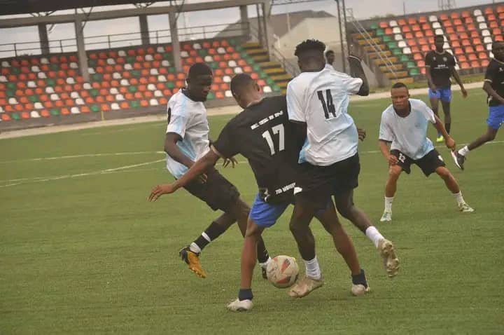 friendly match at uyo stadium
