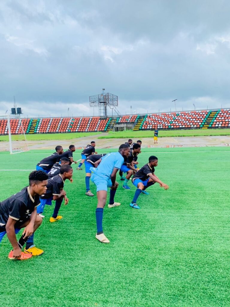 training 7thwonders with ibom angels friendly mat